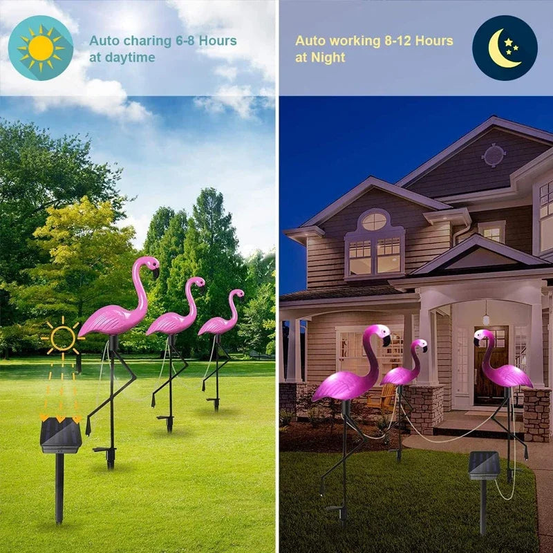 flamingo trädgård dekoration